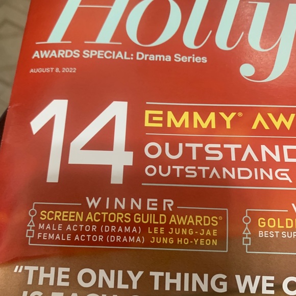 Hollywood Reporter bundle Emmy award lead up Squid Games Myrders in building NWT - Picture 4 of 5